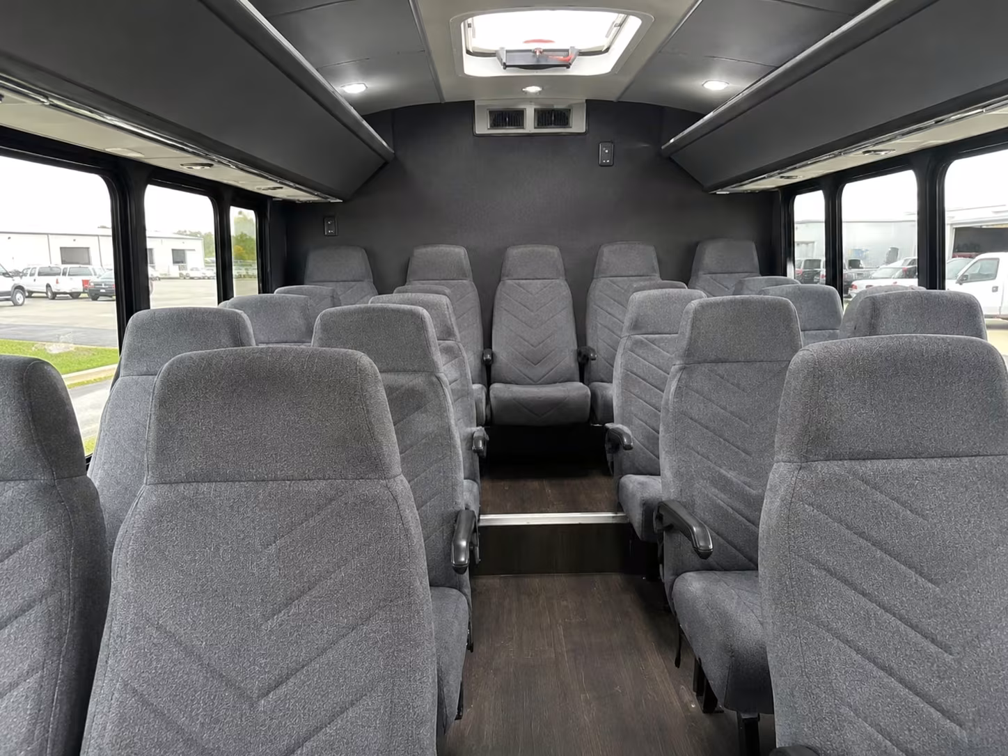 15 passenger minibus inside