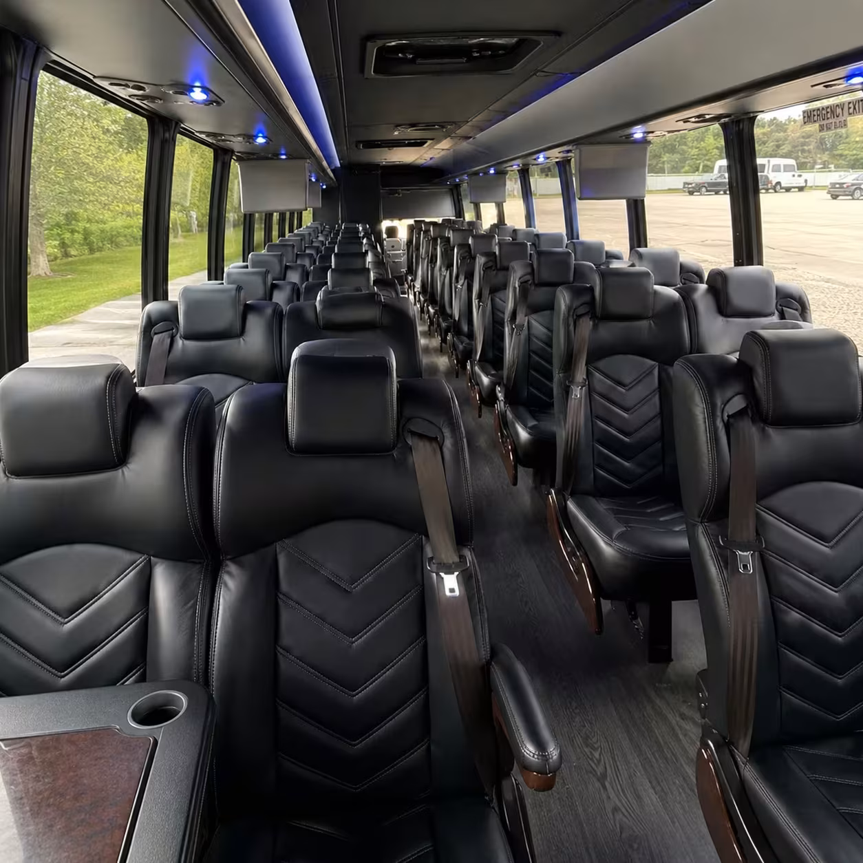 25 passenger minibus inside