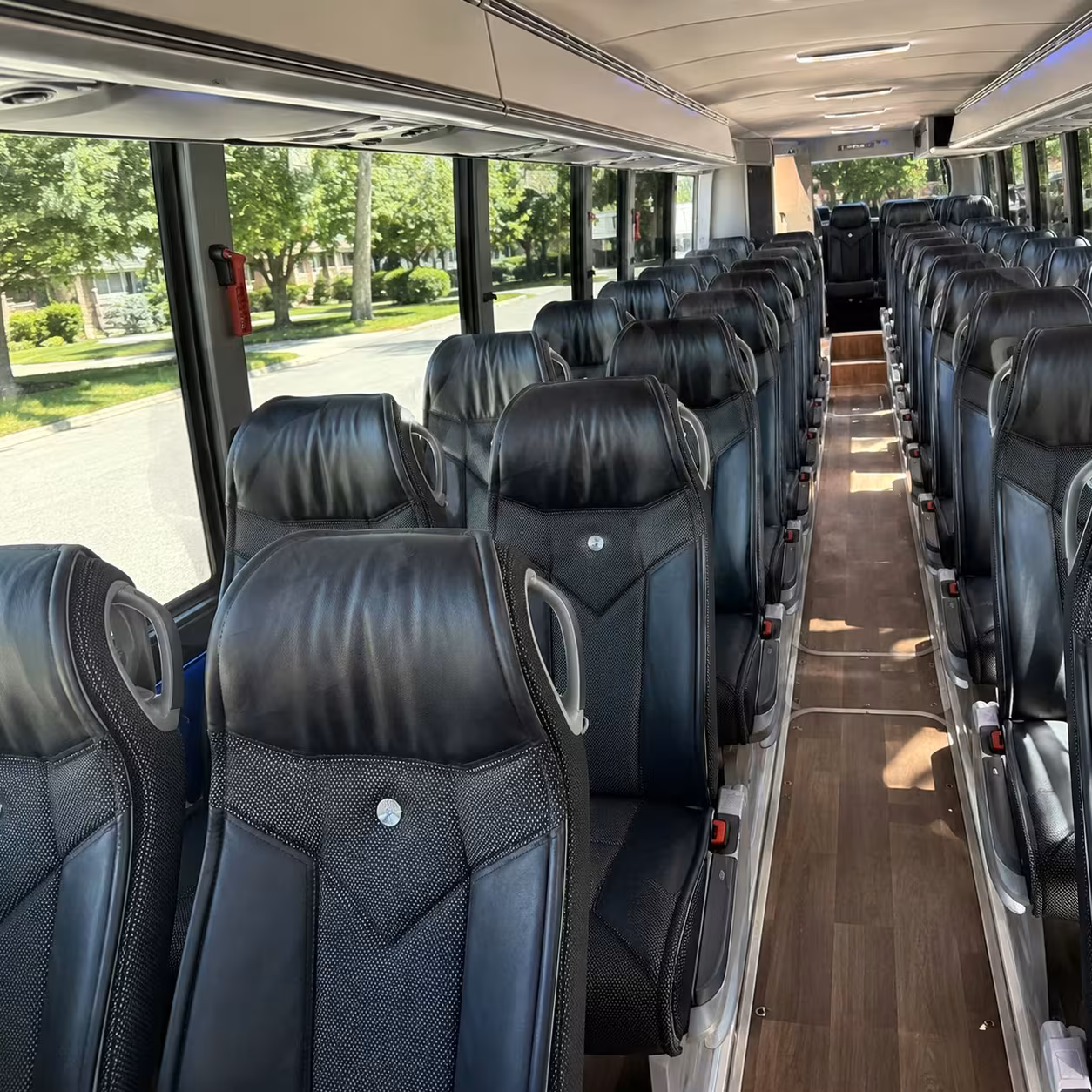new rochelle charter bus rental inside