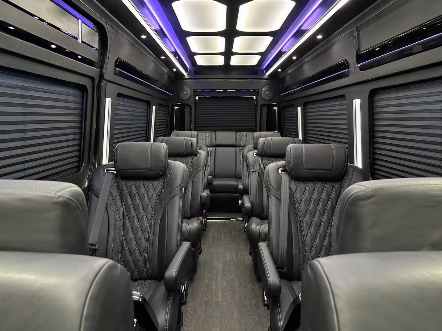 sprinter van with driver inside