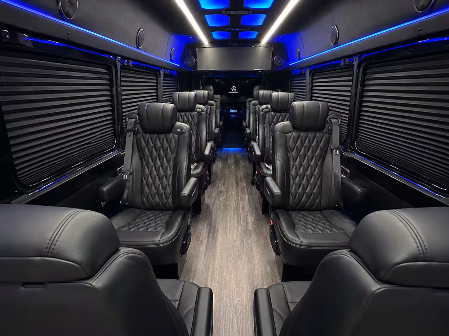 sprinter van with driver interior