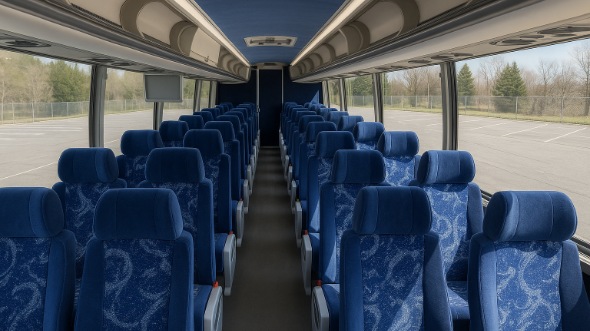 new rochelle 56 passenger charter bus