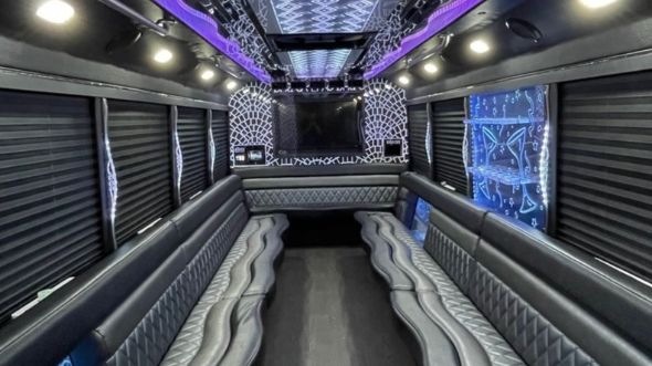party bus rental interior new rochelle